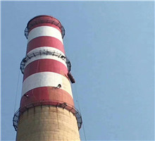 煙囪防腐_維修_刷航標_美化_加固_刷色環(huán) 煙囪防腐